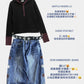 Star Embroidery Jeans