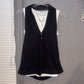 Dot Halter Top (black)