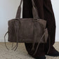 Tied Suede 2way Bag (brown)