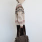 Tied Suede 2way Bag (brown)
