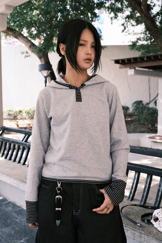 Lori Striped Hood (2colors)