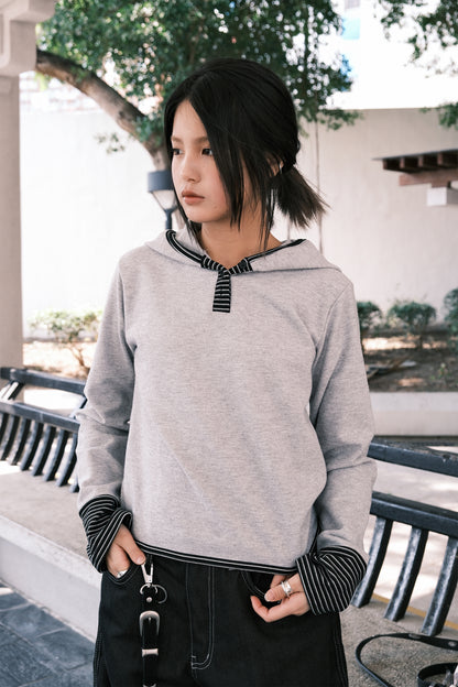 Lori Striped Hood (2colors)