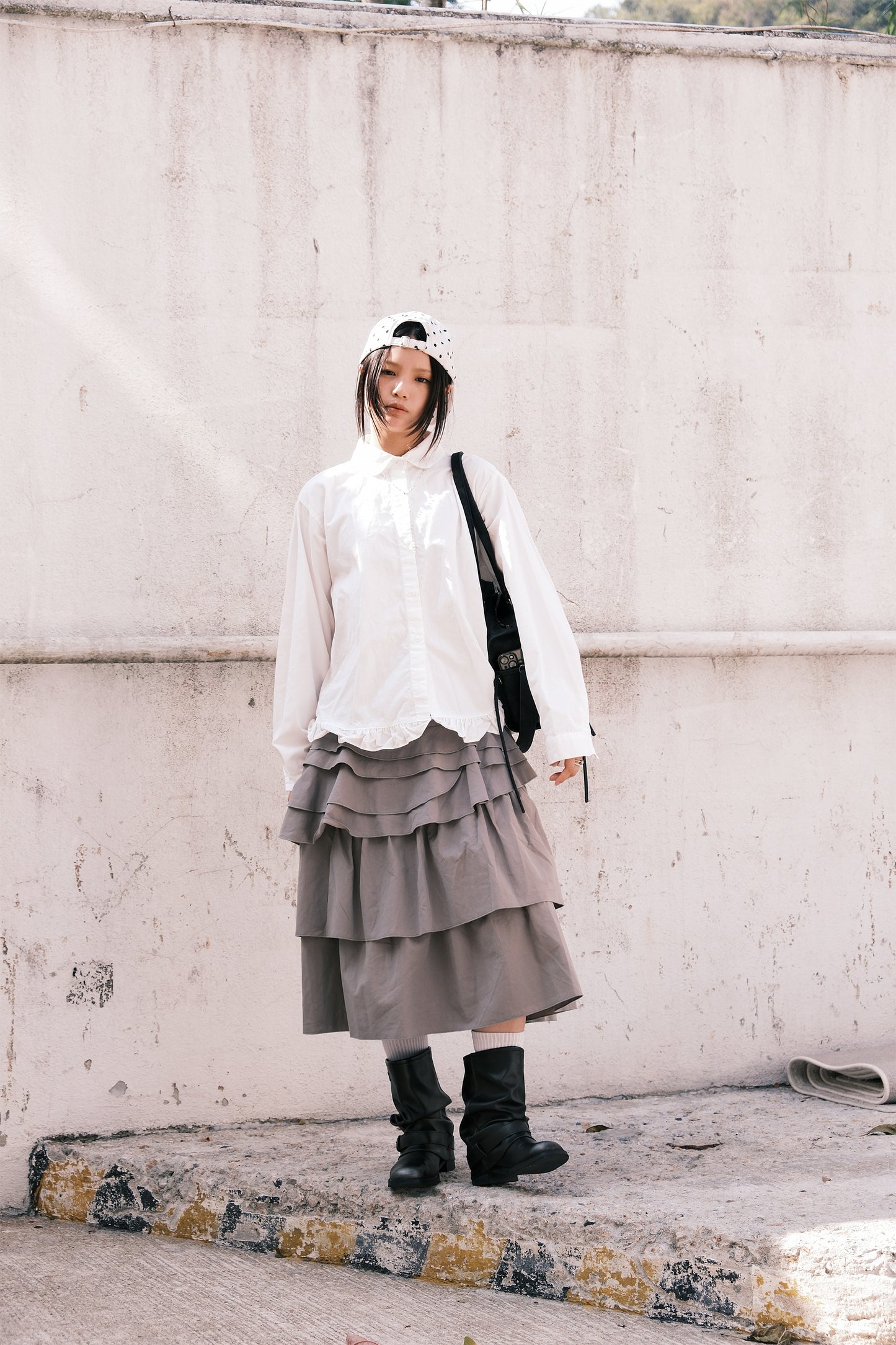 Susie Layered Skirt (black)