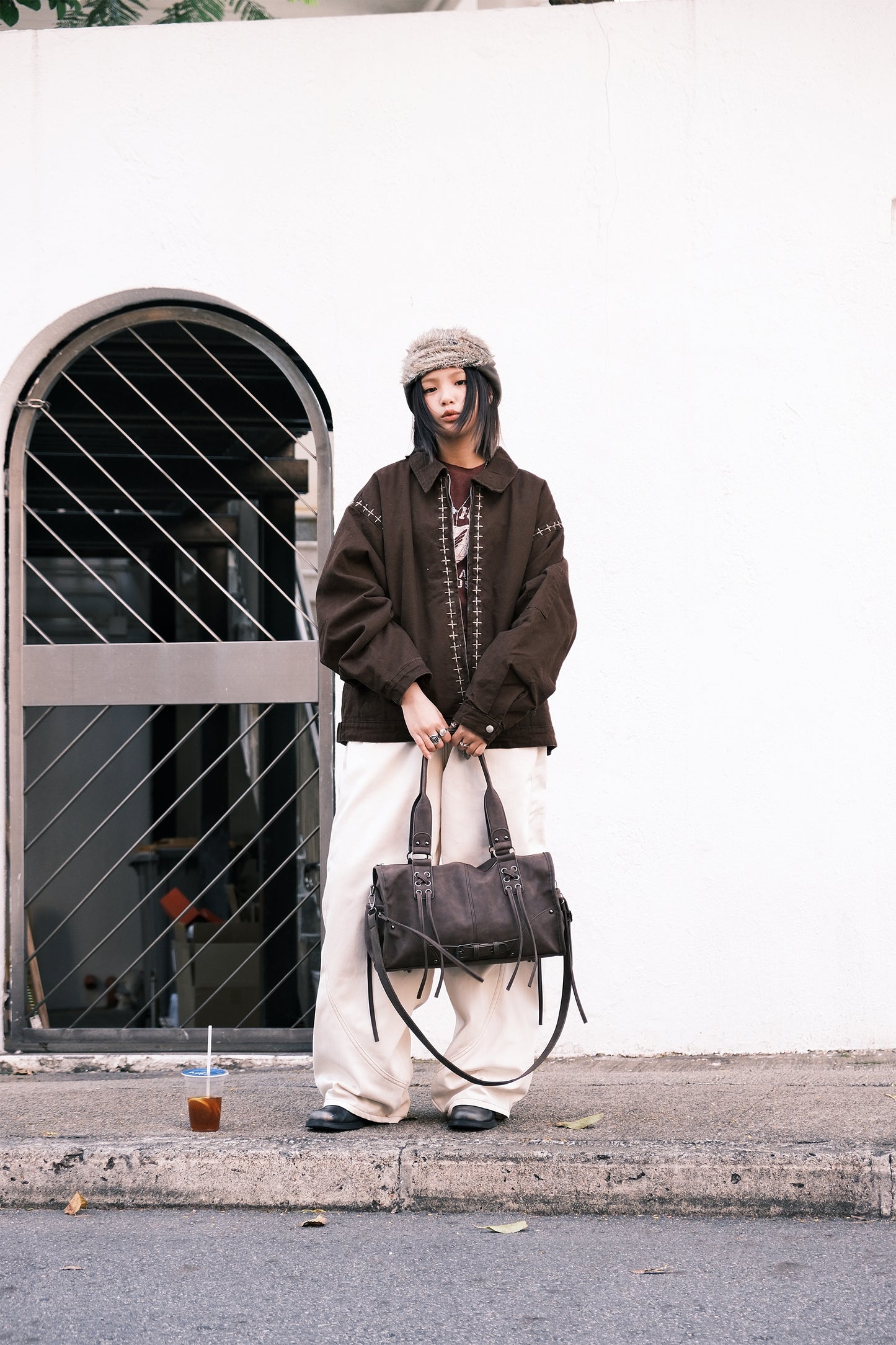 Johan Stitching Jacket (black)