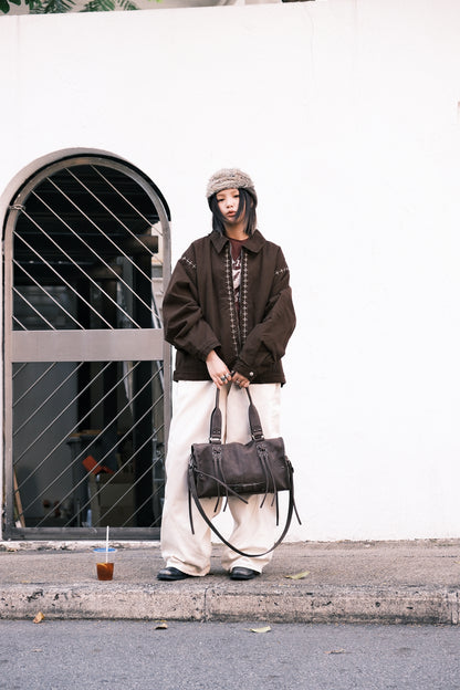 Johan Stitching Jacket (black)