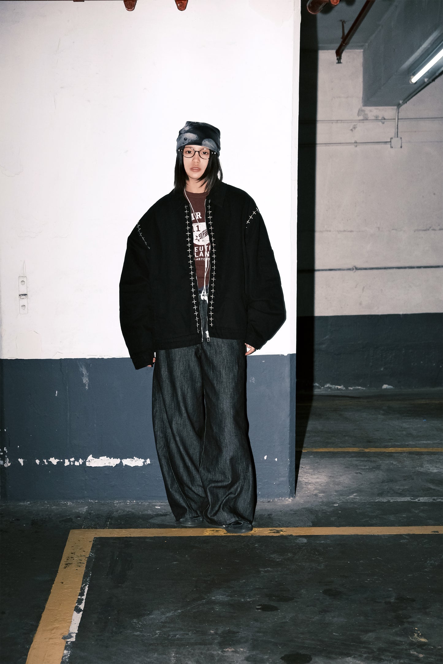 Johan Stitching Jacket (black)