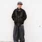 【BEST!!】 Drape Stripe Banding Slack (Charcoal)