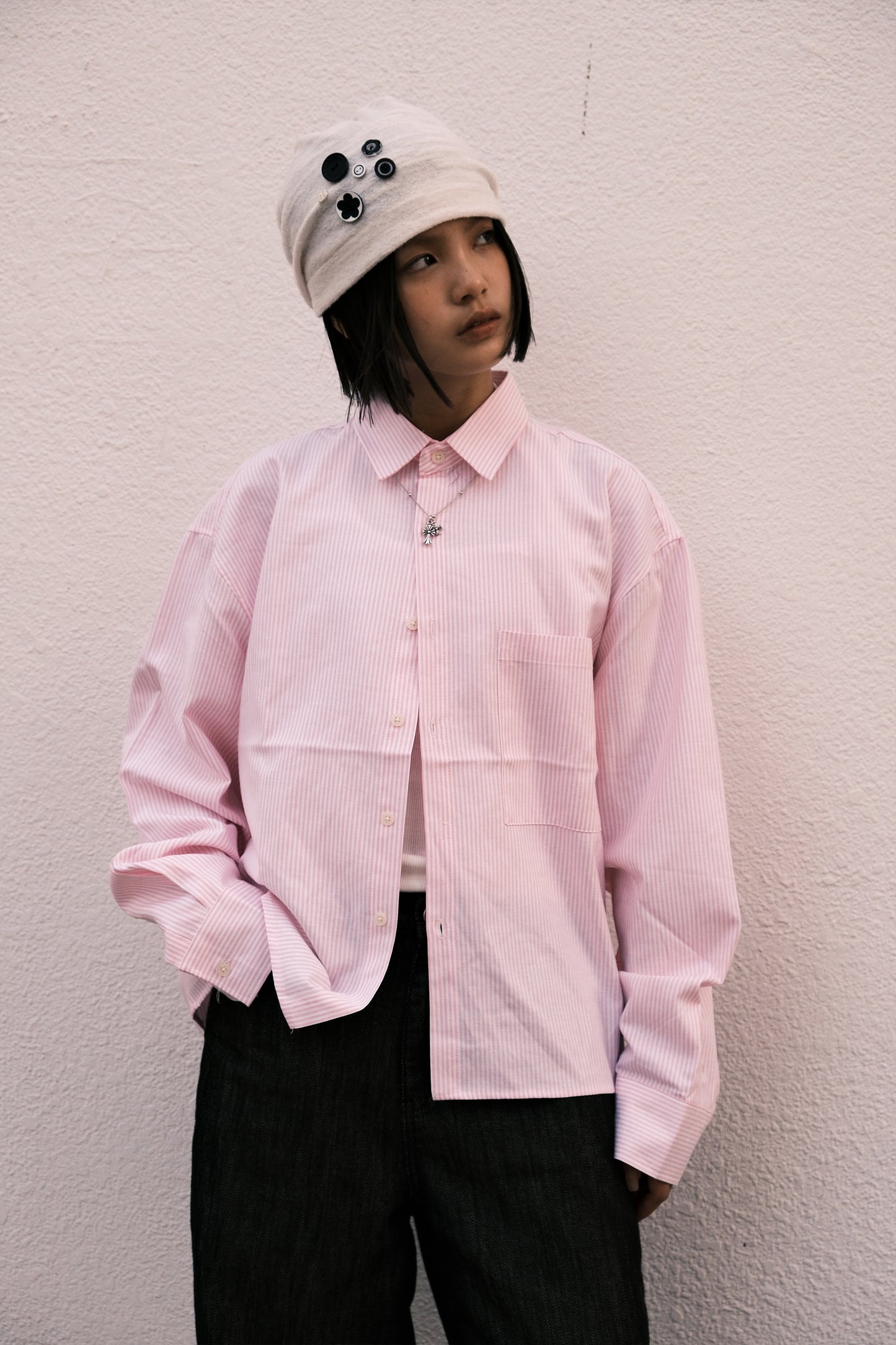 Poem Striped Shirt (3colors)