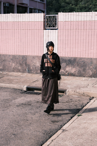 Quote Hooded Jacket (black)