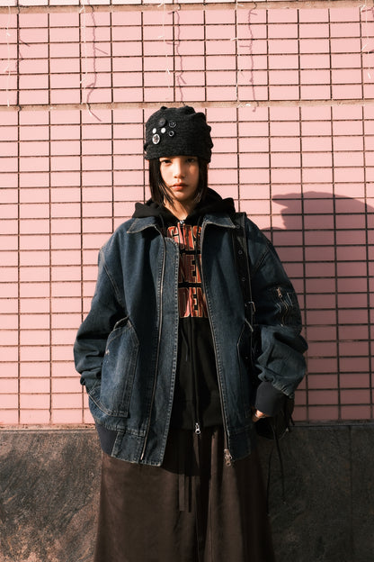 Quote Hooded Jacket (black)