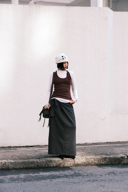 Eyelet Halter Sleeveless