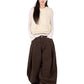 Double Pleats Balloon Jeans