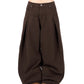 Double Pleats Balloon Jeans