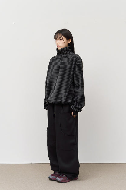 Curved Pocket Sweat Pants (4colors)