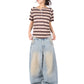 Sand Washed Pocket Jeans