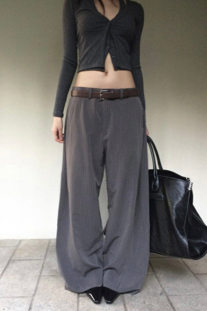 Barrel Striped Slack (2colors)