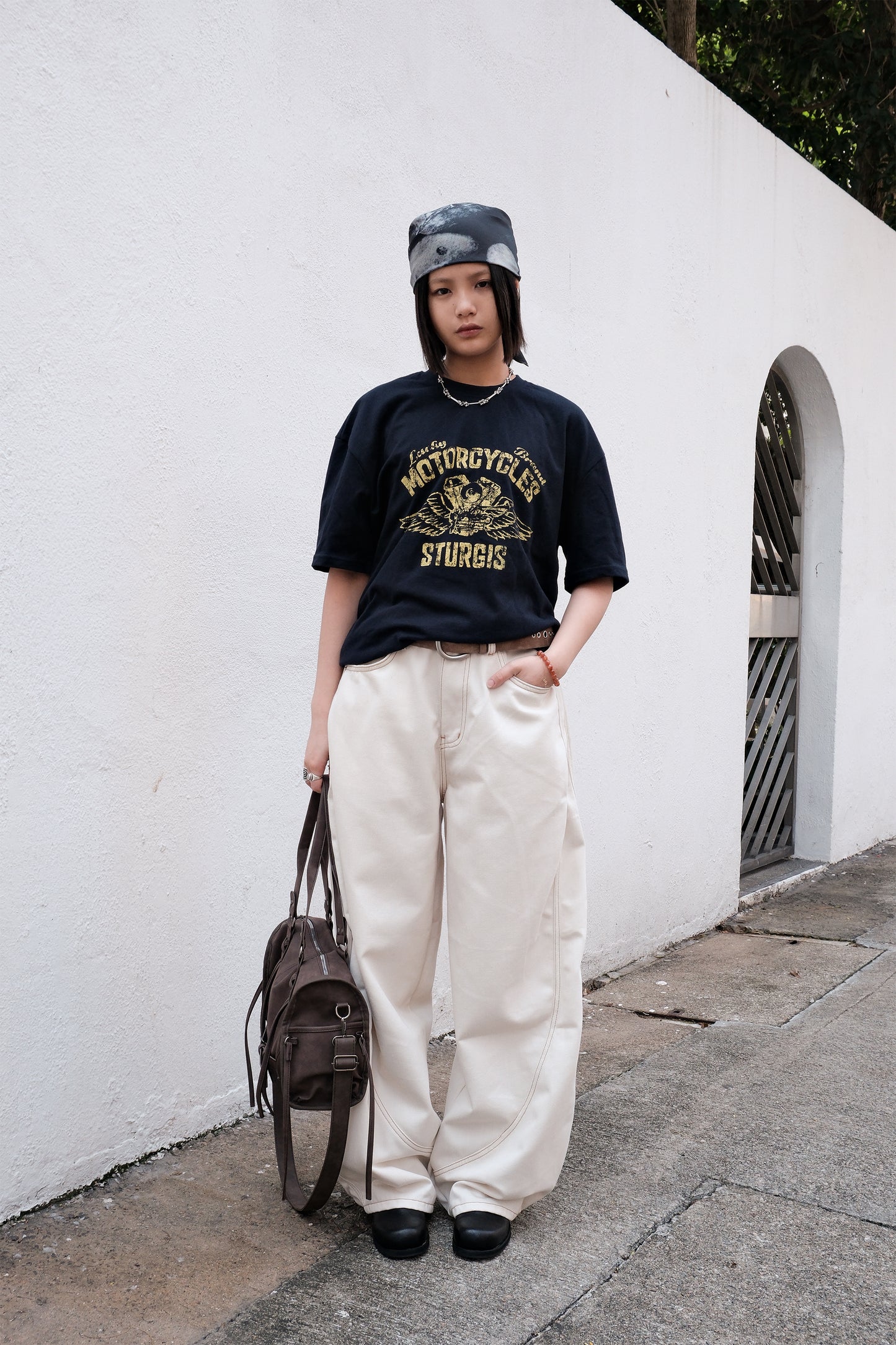 Motorcycle Printed Tee (3colors)