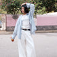 Round Neck Eyelet Top (4 colors)