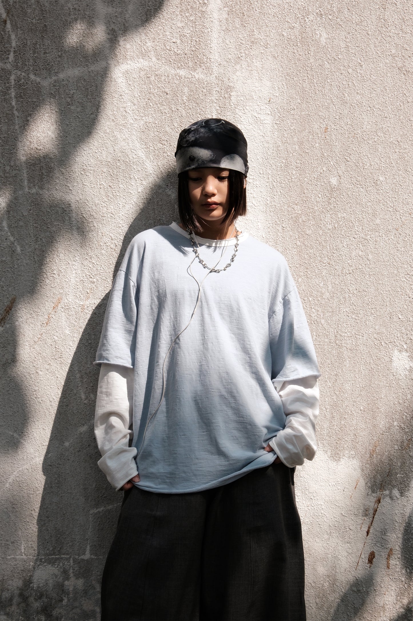 Two Tone Layer LS (charcoal)