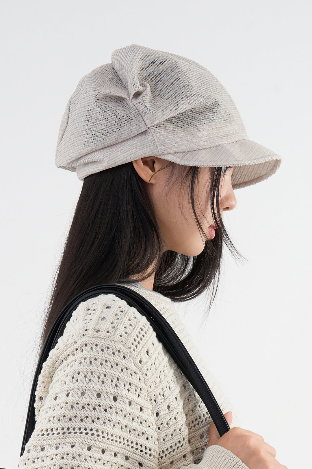 Mesh Shirring Cap (unisex)(3colors)