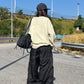 Curved Baggy Jeans (cream)