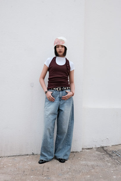 Suede Stud Belt (3colors)