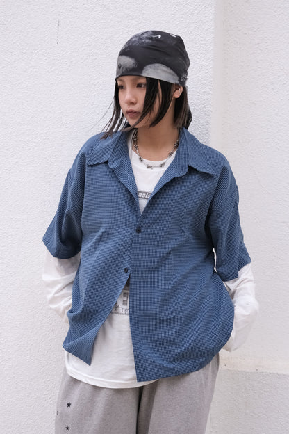 Kaji Checker Shirt (black)