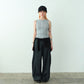 Kayla Button Sleeveless (black)