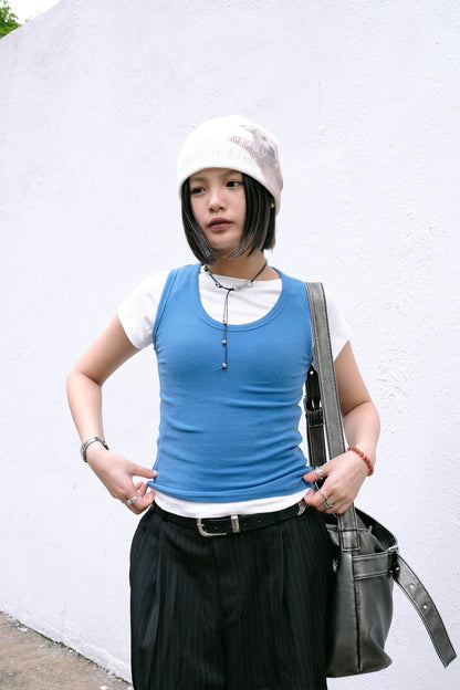 Steel Ball Tied Necklace