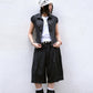 Striped Bermuda Slack (black)