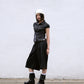 Striped Bermuda Slack (black)