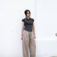 Hallie Stripe Blouse (ivory)