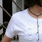 Steel Ball Tied Necklace