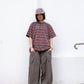 Curved Pocket Nylon Pants (charcoal)