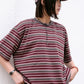 Molly Stripe Tee (brown)
