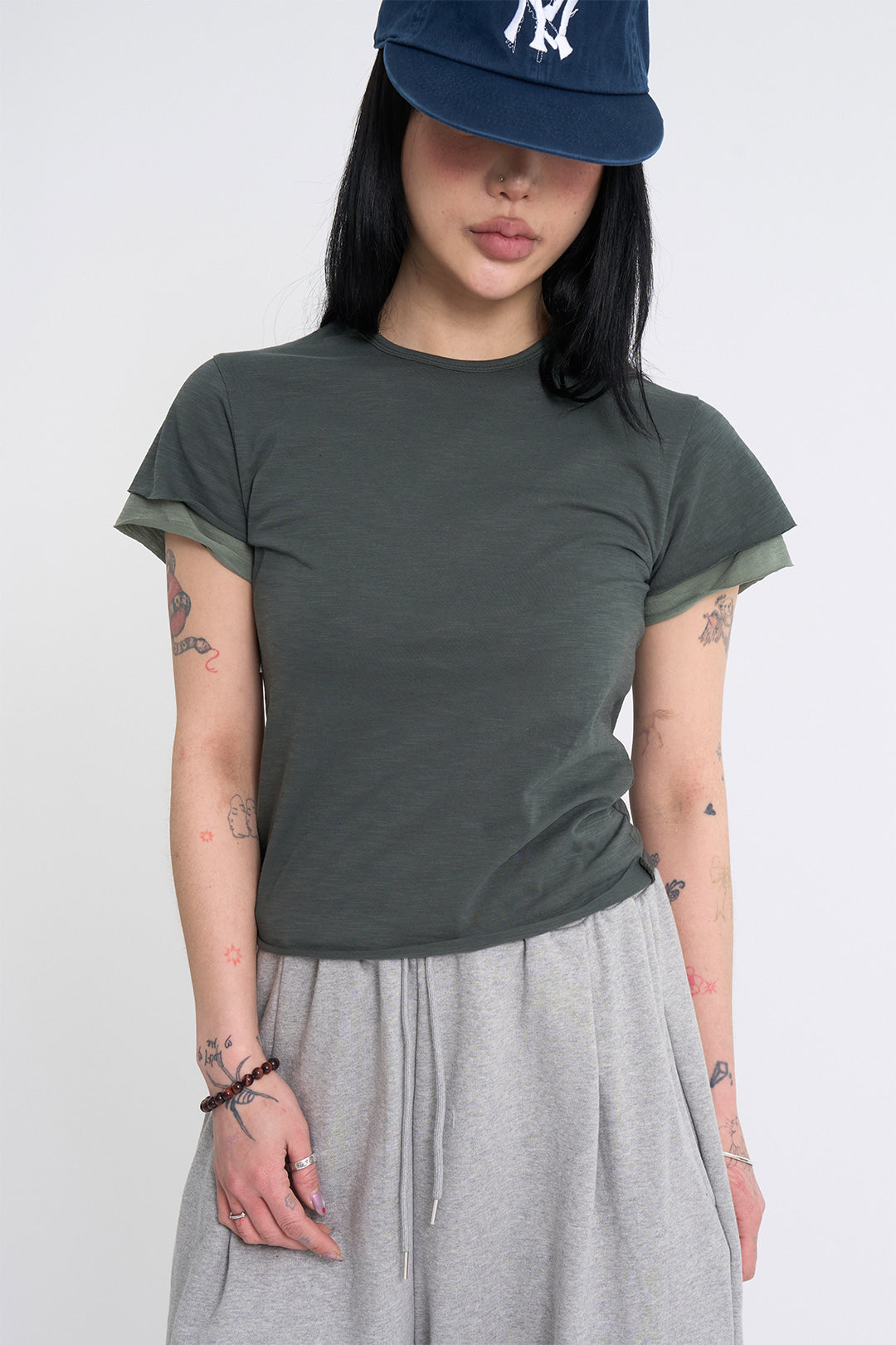 Sleeves Layered Tee (3colors)