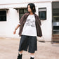 Army Crop Tee (white)