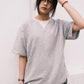 Weave Crop Tee (grey)
