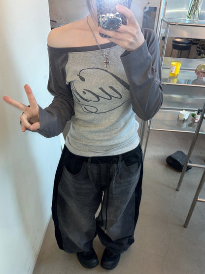 Lucky Raglan Off Shoulder