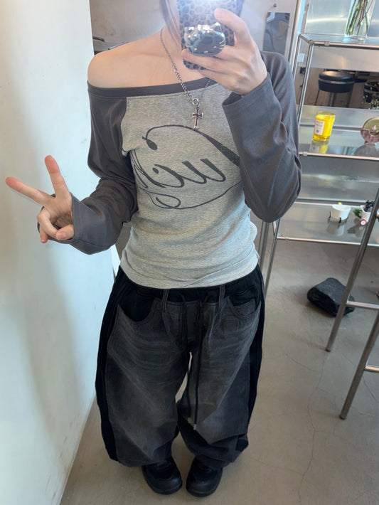 Lucky Raglan Off Shoulder