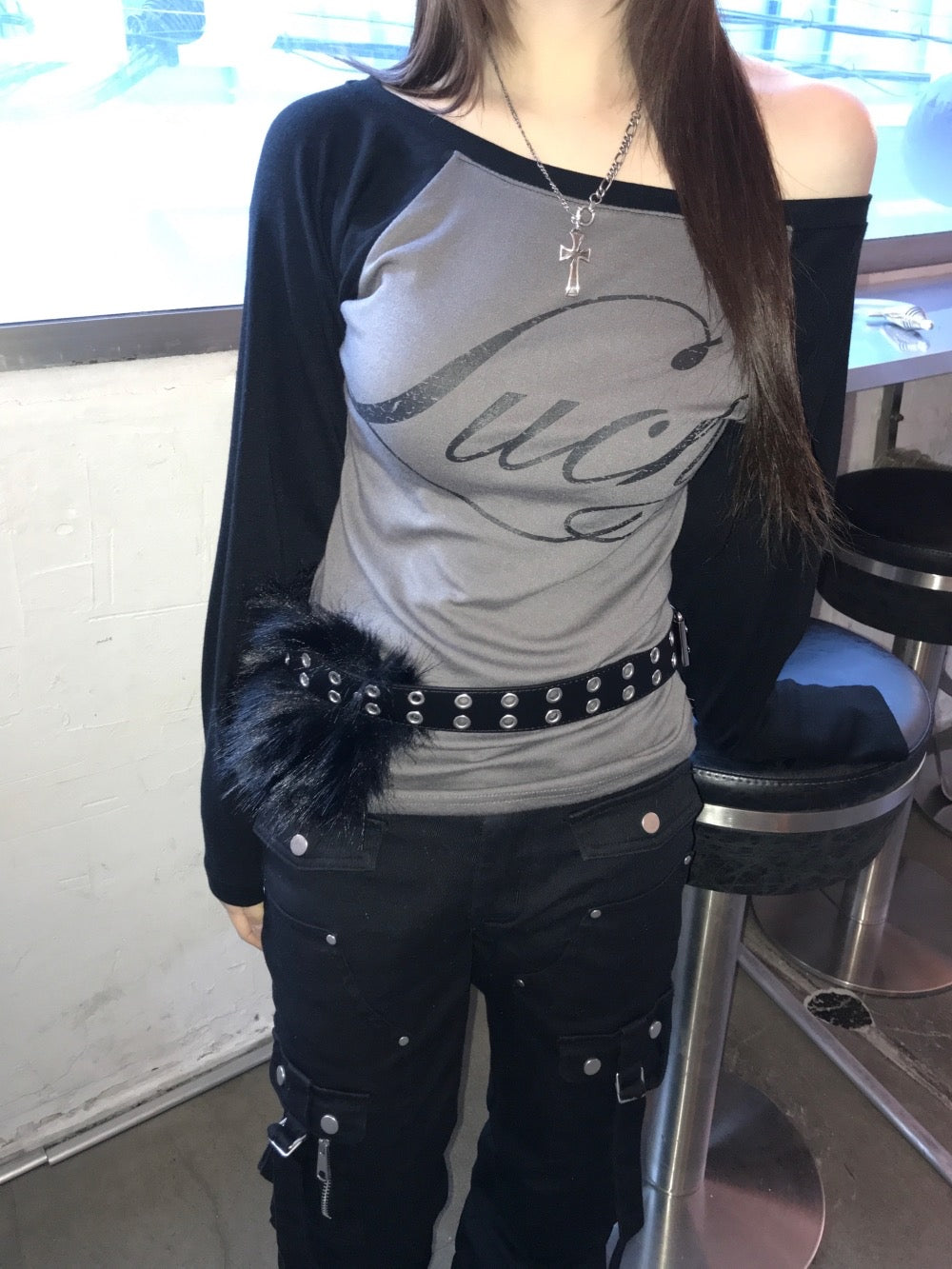 Lucky Raglan Off Shoulder