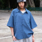 Kaji Checker Shirt (navy)