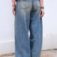 Vintage Curved Wide Jeans