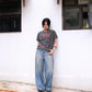 Vintage Curved Wide Jeans