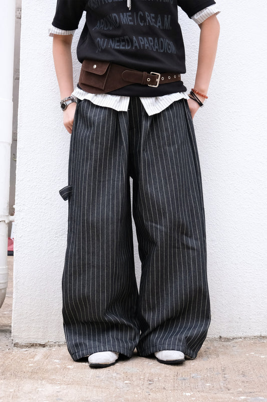 Star Striped Balloon Pants