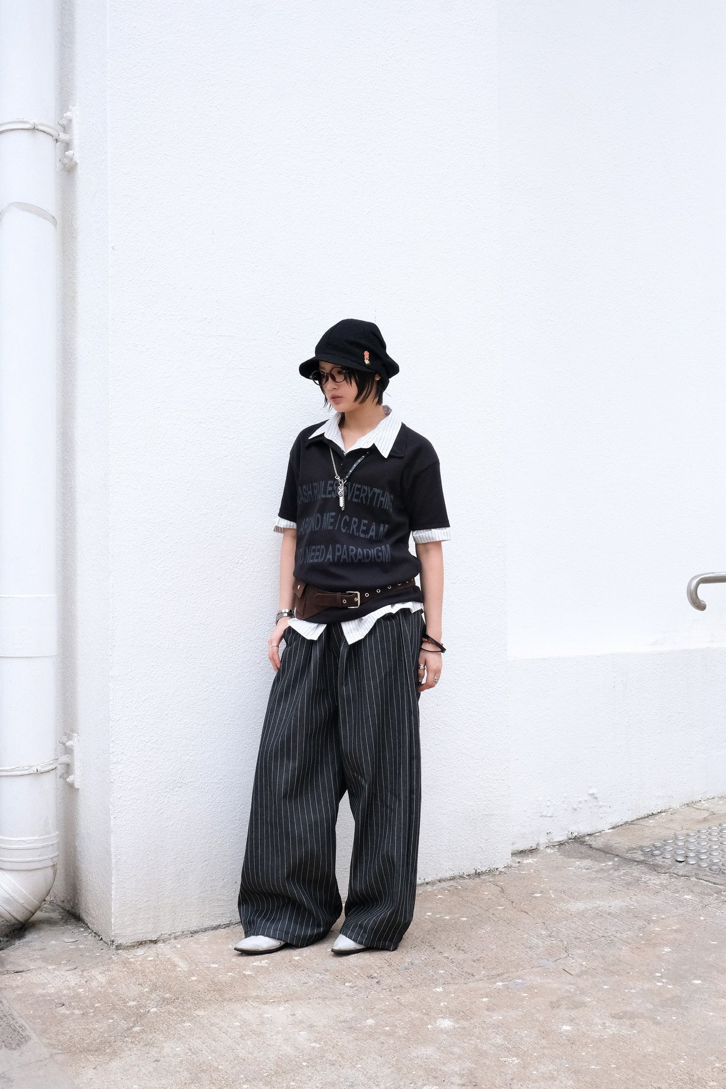 Star Striped Balloon Pants (2colors)