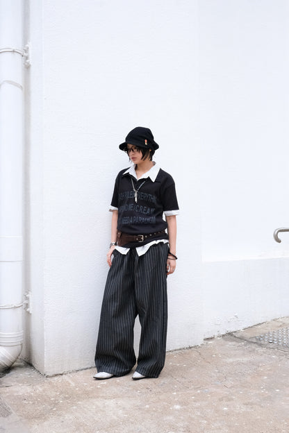 Star Striped Balloon Pants (2colors)