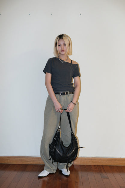 Mary Tied Leather Bag