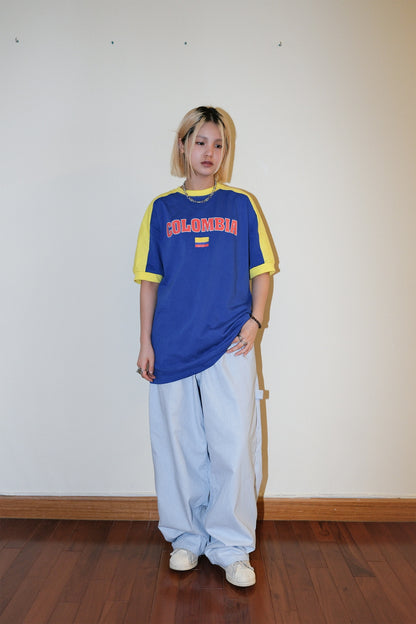 Peace Stripe Wide Pants
