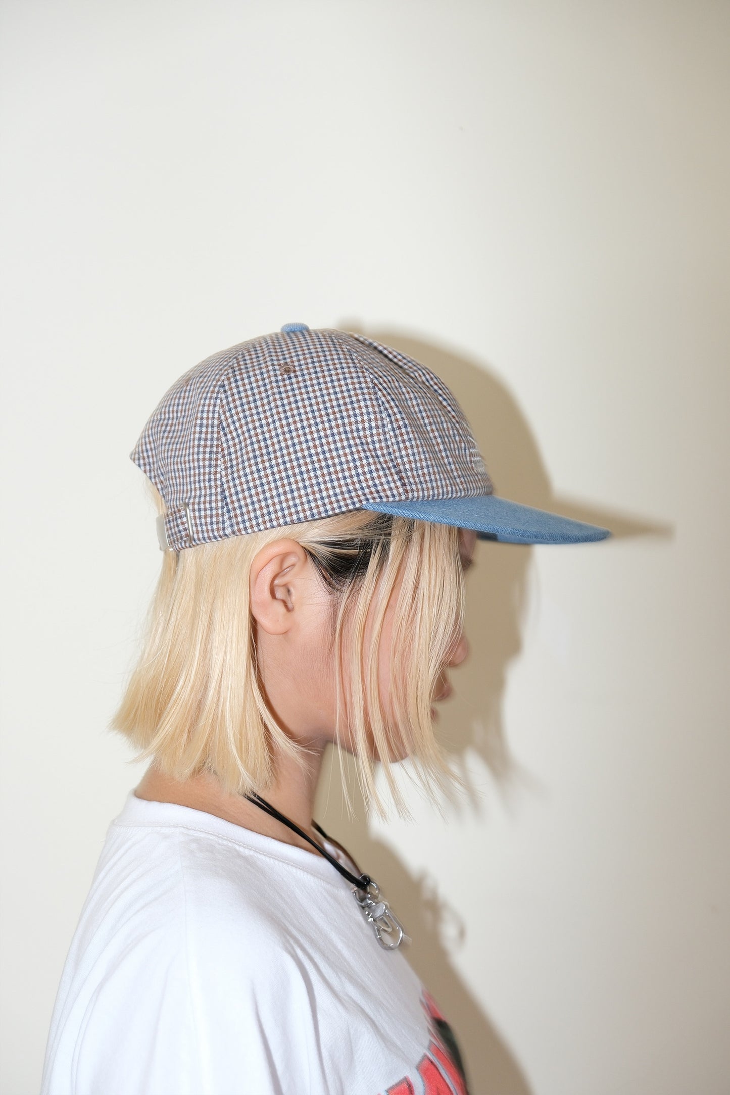 Sunshine Checker Camp Cap